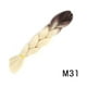 thumbnail image 2 of Xihbxyly Extensiones de Cabello Trenzado de 24 Pulgadas, Fibra Sintética de Alta Temperatura, Cabello Trenzado Preestirado, Liviano y Cómodo, Ideal para Trenzas y Pelucas, Peinados de Bricolaje, Fies, 2 of 4