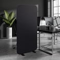 thumbnail image 6 of DECOLAB Free Standing Room Divider, Portable Room Separation Panel for Home, Office, Studio, 29"x65", Midnight, 6 of 9
