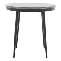 SAFAVIEH Nylah Contemporary 19" Marble End Table, Grey Marble