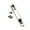 White, variant on Stainless Steel Back Clip for Pocket Slicer Waist Clip Folding Cutter Handle DIY Make Accessories Parts with 3pcs Screws