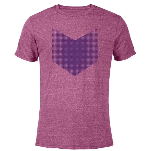 Marvel Hawkeye Series Halftone Purple Arrow - Short Sleeve Blended T-Shirt for Adults – Customized-Purple