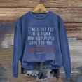 thumbnail image 2 of WEAIXIMIUNG Robe Sweat-Shirt avec Poches Sweat-Shirts Maxi Day Col Rond Femmes Manches Longues Imprimé Graphique Lettre Pull Sans Capuche Blouse Top, 2 of 4