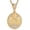 Small, variant on 18K Gold Plated Stainless Steel Last Supper Pendant Necklace with Rhinestones - Large & Small Size Religious Jewelry Gift for Men Women