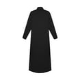 thumbnail image 3 of IYTR Men's Clergy Cassock Long Black Priest Robe Pastor Preacher Minister Clergyman Vestments Black XXL, 3 of 4