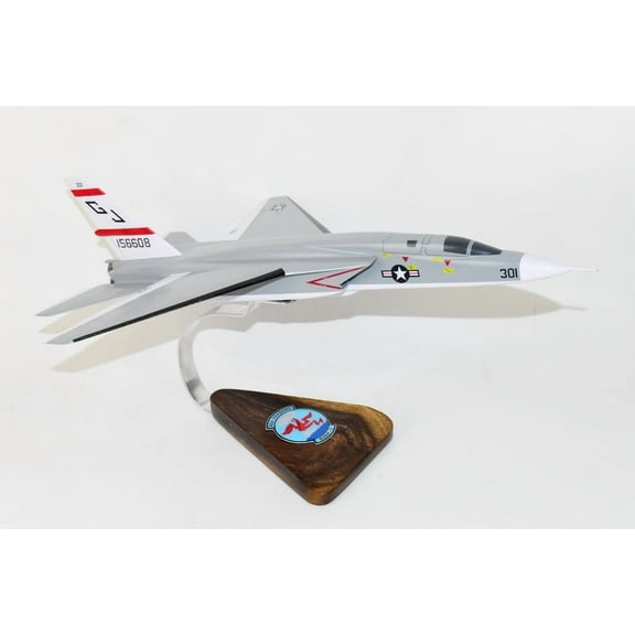 RVAH-3 Sea Dragons RA-5c Vigilante Model, 1/50th (18") Scale, Mahogany, Navy, North American