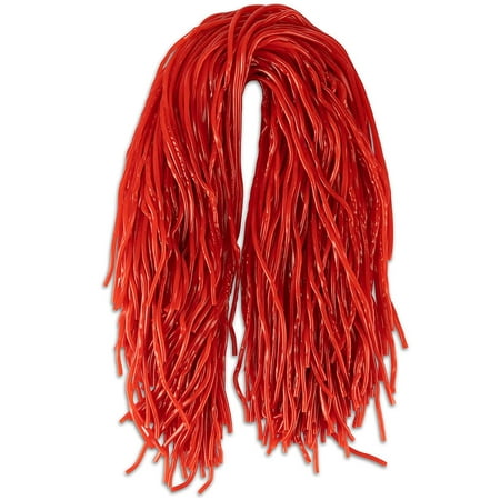 Strawberry Extra Long Red Licorice Shoestring Laces 32 (Best Chocolate To Use For Strawberries)