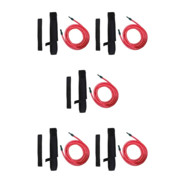 Guardoinrt Adjustable Swim Training Belt Key To Unlocking Swimming Potential Comfortable red-3meters 5Set