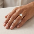 thumbnail image 5 of Rosec Jewels Lab Grown Diamond Engagement Ring 2 Carat - IGI Certified (E-VS1 Quality) - Gift for Special Occasions, 14K Yellow Gold, US 6.00, 5 of 8