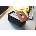 thumbnail image 6 of Yamazaki Home Tissue Box Cover - Rectangle, Walnut, Steel, Lid, No Assembly, 6 of 7