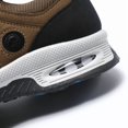 thumbnail image 5 of Men's Low-Top Lace-Up Hiking Shoes Mesh Spliced Upper Air Cushion Sole Rugged Outsole Outdoor Walking Sneakers, 5 of 6
