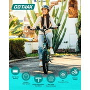 Gotrax F1V2 20 Adult Folding Electric Bike, 50 Mile&20mph, 48V 10.4Ah, Compact & Portable, Gray
