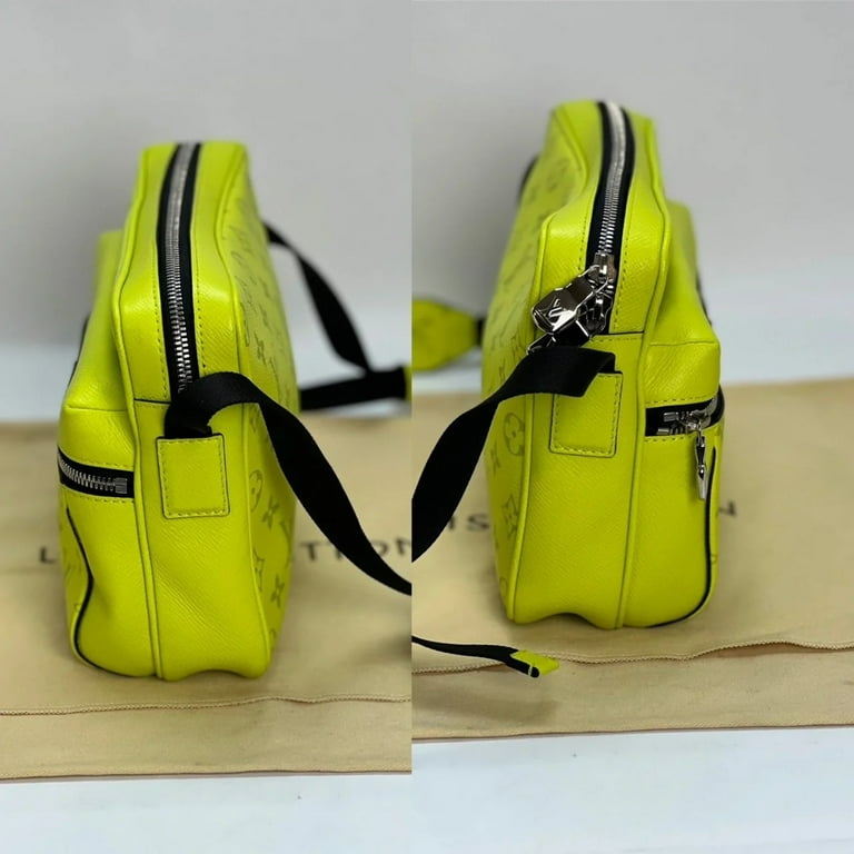 Pre Owned LOUIS VUITTON Taigarama Outdoor Messenger Yellow Bag Walmart