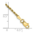 thumbnail image 2 of 14k Yellow Gold Bracelet Chain Styles Rope 1.75 mm 8 in Diamond-Cut, 2 of 2