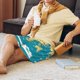 thumbnail image 5 of Balery World Map With Landmarks Pantalones cortos de pijama de punto de algodón para hombre con cinturilla y bolsillos-Large, 5 of 6