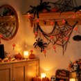 thumbnail image 4 of Halloween String Lights 59.06 in Multicolor Spherical LED Battery Operated Spooky Fairy Lights for Indoor Outdoor Yard Fence Party Decoration, 4 of 6
