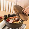thumbnail image 5 of Hearty Stews Cast Iron Stew Pot Easy Clean Uncoated Stew Pot Pig Iron Pot Heat Retention Slow-Cooking Suitability, 5 of 9
