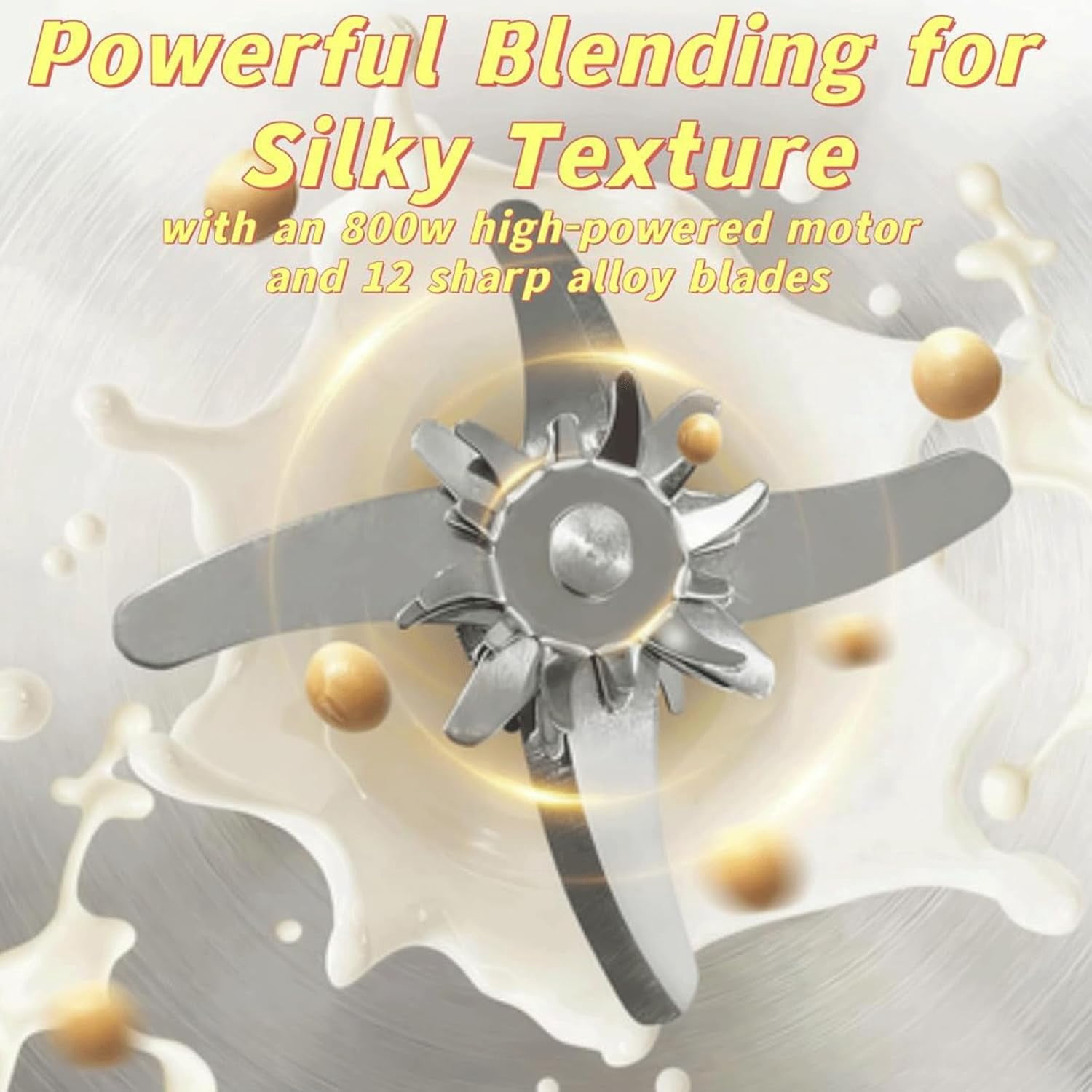 The 8-in-1 Multifunction Nut Milk & Juice Maker, 41oz Nutmilk Maker Blender, Automatic Soybean Oat Machine with Delay Start/Keep Warm/Boil Water, BPA-Free, Self-Cleaning
