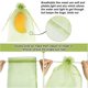 thumbnail image 4 of 100Pcs Fruit Protection Bags (4X6 Inches) Green Mesh Lid Bag Drawstring Mesh for Fruit Protection Vegetable Garden, 4 of 5