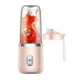 thumbnail image 1 of Exprimidor PortáTil Licuadora 300Ml Exprimidor EléCtrico de Frutas Carga USB LimóN Naranja Fruta Juicing Cup Smoothie Blender Rosa A, 1 of 5