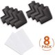 thumbnail image 2 of Dww-Juego de 8 Nori Protector de esquina de mesa, protección de esquina de seguridad de espuma suave Bb Protector de esquina antigolpes de ángulo recto con adhesivos resistentes para, 2 of 5