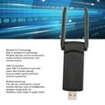 thumbnail image 4 of Adaptador De Red Inalámbrico USB, Adaptador De Tarjeta De Red Profesional 1300Mbps Compacto Para Auriculares Para Computadora, 4 of 7