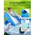 thumbnail image 3 of Inflatable Play Center, EVAJOY Kiddie Pool with Slide for Children, Sprinkler, Ice & Snow Theme with Inflatable Dolls, Easy Setup for Garden, Backyard, Indoor Usage, 3 of 6