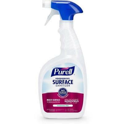 Food Surface Sanitizer - Purell Foodservice Surface Sanitizer, 3 Spray Bottles