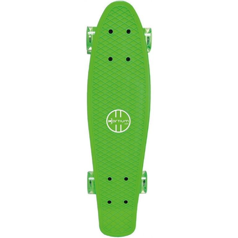 Kartium 22 Inch Mini Cruiser Skateboard Durable Plastic Ideal for Kids Teens Adults Beginners Walmart