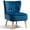 Blue, variant on Costway Armless Accent Chair Tufted Velvet Leisure Chair Single Sofa Upholstered Pink