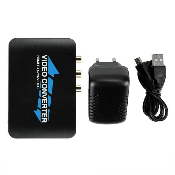 MAYUJIAA HDMI to Av s-Video Component Video Audio HD Converter Box Adapter AF323-8284