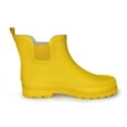 thumbnail image 7 of Norty Womens 6 Inch Ankle High Rain Boot Rubber Rainboot Runs 1/2 Size Large 42298-9B(M)US (Matte Yellow), 7 of 7
