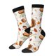 thumbnail image 1 of Balery Squirrel Calcetas Largas con Estampado para Hombre y Mujer – Suaves y Transpirables, Talla Única (US 5-11), 1 of 6