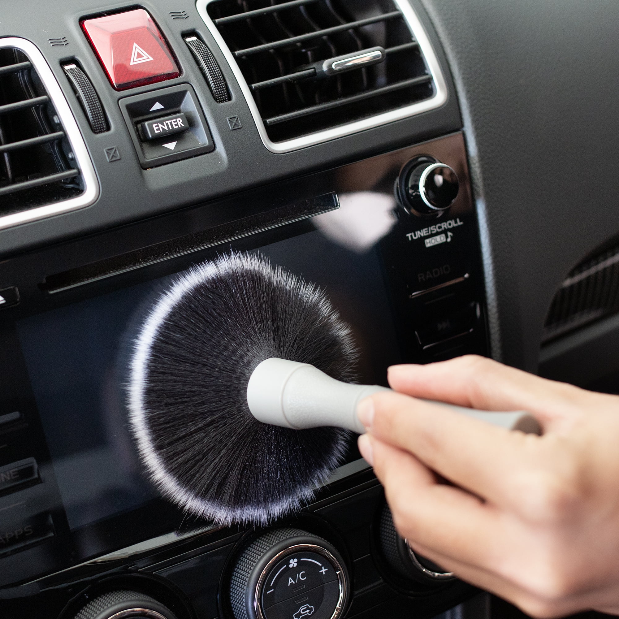 Auto Drive 2-Piece Set Interior & Exterior Car Detailing Brushes