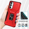 thumbnail image 3 of Funda para GANGXUN Samsung Galaxy A05S - Soporte metálico, Función magnética, Rojo, 3 of 5