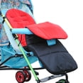 thumbnail image 2 of Baby Sleeping Bag Universal 3 in 1 Stroller Annex Mat Footmuff Cover Autumn and Winter Pram Mat Keep Warm Waterproof Windproof Cold-Proof Detachable (Red), 2 of 5