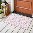 thumbnail image 4 of Rectangle Rug 2x3Ft Spring Watercolor Butterfly on White Soft Indoor Throw Rugs Carpets for Living Dining Bedroom Kids Room Non-Slip Playroom Crawl Rug Floor Mats Pink Purple Insects, 4 of 9
