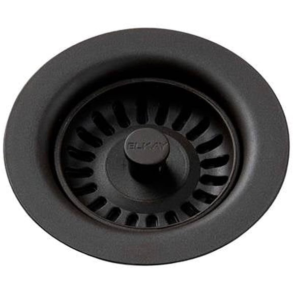 Elkay LKQS35MC Polymer Drain Fitting, Removable Basket Strainer and Rubber Stopper Mocha