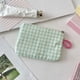 thumbnail image 5 of Neceser de lana tejida | Estuche para lápices con estampado de rayas | Monedero y neceser con cremallera | 16 x 11 x 3 cm, 5 of 6