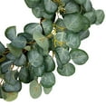 thumbnail image 4 of Northlight Eucalyptus Leaves Artificial Botanical Spring Wreath - 20", 4 of 8
