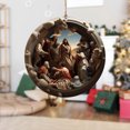 thumbnail image 6 of YANHAIGONG Nativity Scene Ornaments,Christmas Hanging Decor for Trees,Acrylic Christmas Hanging Ornament,Keepsake The Birth of Jesus Decor,Religious Gift for Family Friends and Christian, 6 of 6