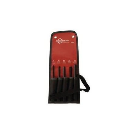 Pneumatic Punch - Mayhew 32020 5-Piece Pneumatic Pilot Punch Set