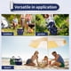 thumbnail image 5 of Portable Collapsible Picnic Basket – Reusable Beach, Garden, and Shopping Basket – Multipurpose Gift and Home Bathroom Storage Bath Basket (khaki), 5 of 5