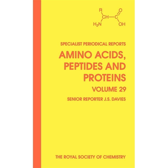 Specialist Periodical Reports - Amino Ac Amino Acids, Peptides and Proteins: Volume 29, Book 29, (Hardcover)