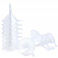 thumbnail image 1 of 20pcs Small Funnel Clear Plastic Mini Funnels For Lab Bottle Filling Liquid, 1 of 2