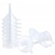 thumbnail image 1 of 20 piezas embudo pequeño de plástico transparente, Mini embudos para llenado de botellas de laboratorio, líquido, 1 of 2