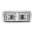 thumbnail image 2 of 10 High Power LED "Chrome" Projection Headlight W/LED Turn Signal & Position Light Bar -Driver, 2 of 5