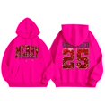thumbnail image 2 of Christmas Sweatshirts Cozy Oversized Pullover Tops Soft Hoody Casual Holiday Long Sleeve Top with Front Pocket for Winter Womens Hoodie Hot Pink XXXL, 2 of 4