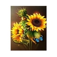 thumbnail image 1 of pitrice 5D Diamond Painting Full Drills Flower Plants Canvas Resin Rhinestone Embroidery Stitch Home Decor R165-2, 1 of 9