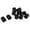 Black, variant on 10 Count Protective Billiard Stick Rubber Protector Black
