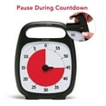 thumbnail image 3 of Time Timer PLUS 60 Minute Timer - Desktop Sized Visual Countdown Timer with Portable Handle(Gray), 3 of 6